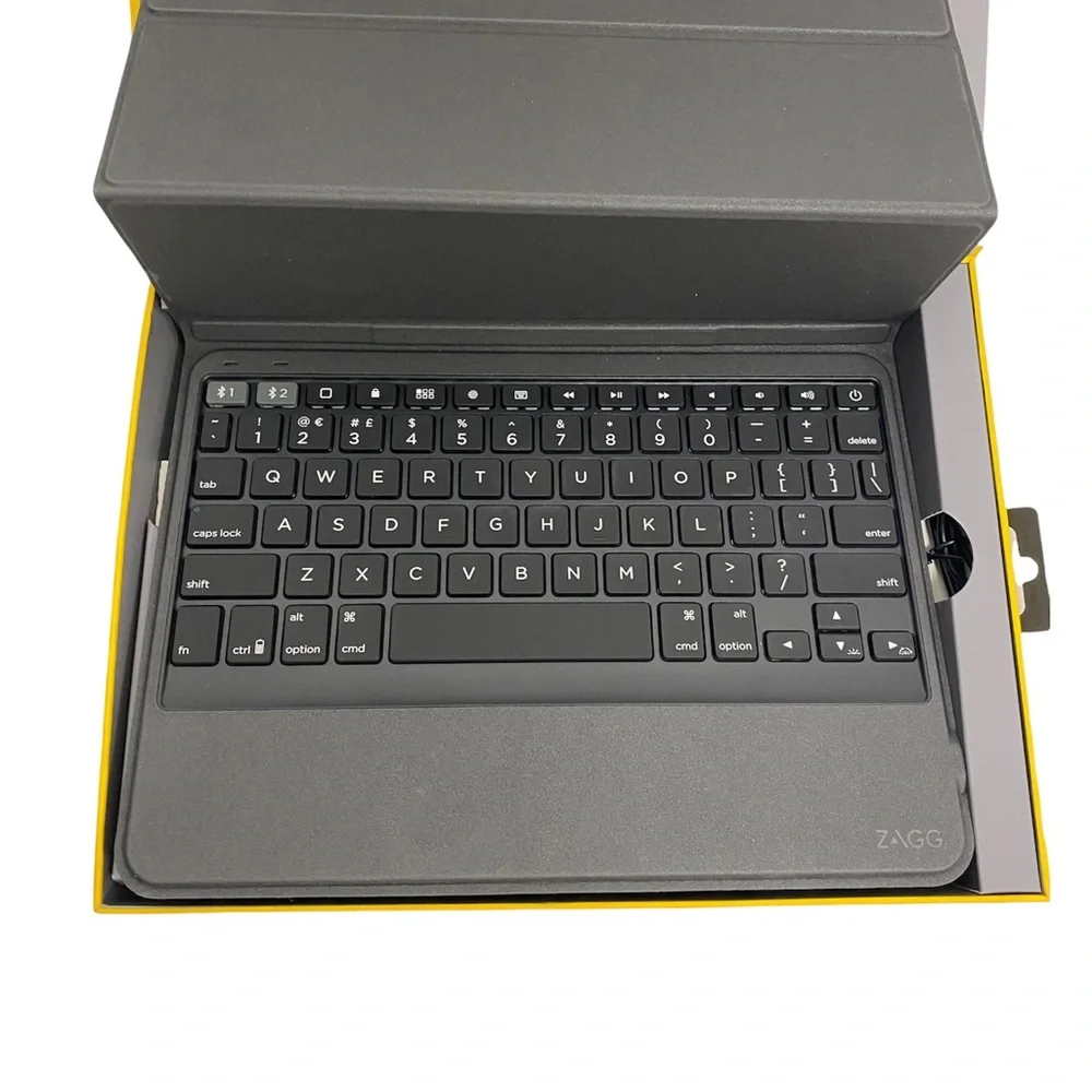 ZAGG Rugged Messenger Wireless Keyboard for iPad Pro 10.5”, 11 Inch Gray/Black